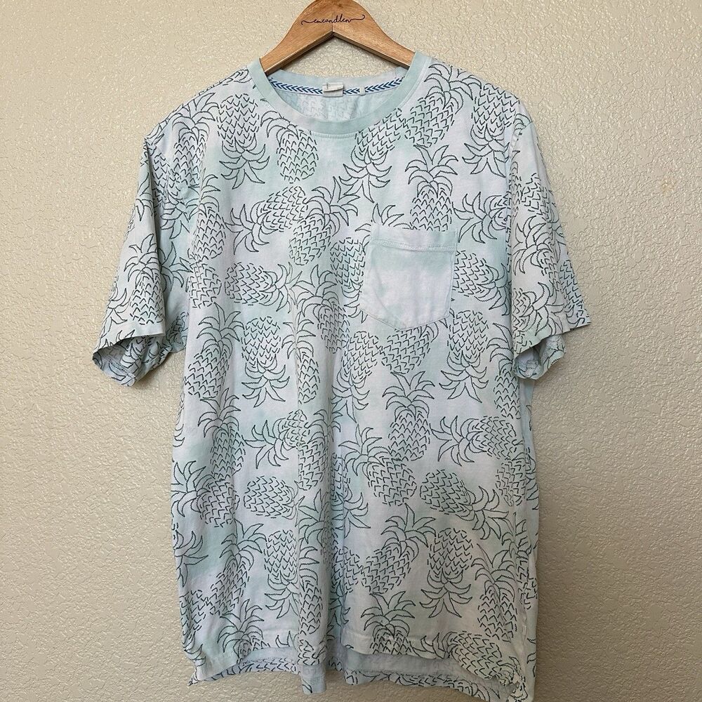 sovereign code shirt‎ Pineapple Print Front Pocket Men’s XL